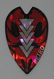 Retro Vortex red silver Retro Vortex red silver